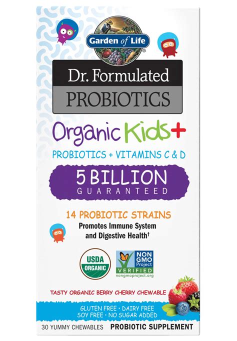 Garden of Life Dr. Formulated Probiotics Organic Kids+