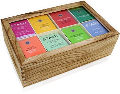 Stash Tea Bags Sampler Assortment Box – 120 COUNT – Perfect Variety Pack in Wooden Gift Box ...