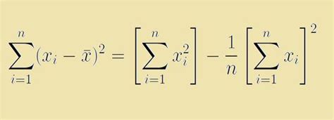 Sum of Squares Formula Shortcut