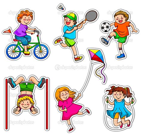 Kids doing physical activities | Clipart Panda - Free Clipart Images