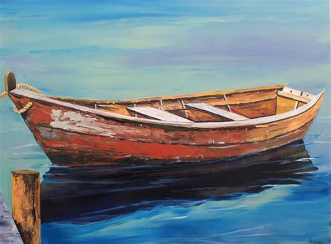 Paintings By Tracy Effinger Upton: Old Boat