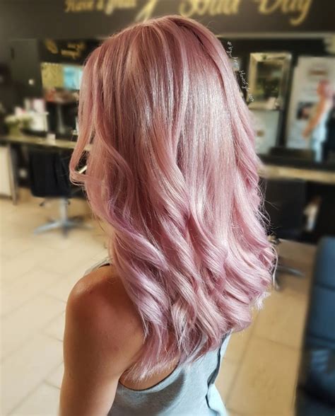 SOFT ROSE GOLD HAIR COLOUR | Hair color rose gold, Hair styles, Balayage hair