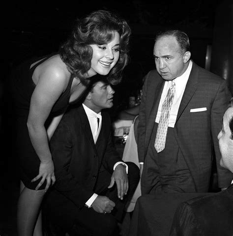 Actress Sherry Jackson chats with an unidentified man as LA gangster ...