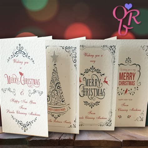 Deluxe Personalised Christmas Cards – Occasions by Rebecca Ltd