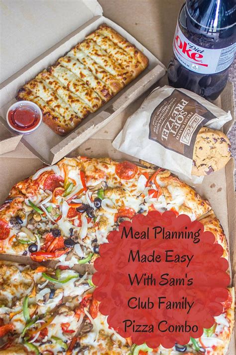 Meal Planning Made Easy With Sam's Club Family Pizza Combo