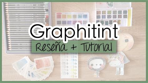 Pruebo los Derwent Graphitint (Reseña + Tutorial) Lápices y Pastillas. Laura Inguz - YouTube