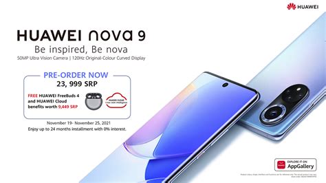 Huawei nova 9 w/ Snapdragon 778G 4G priced in the Philippines