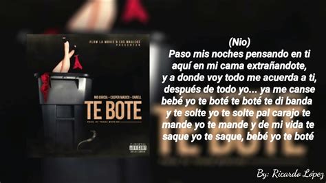 De Mi Vida Te Bote Lyrics - Allawn