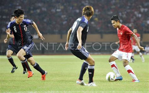 INDONESIA VS JEPANG | ANTARA Foto