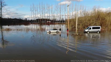 Aerial Footage of Major Flooding 02-02-2020 Snohomish, WA - YouTube