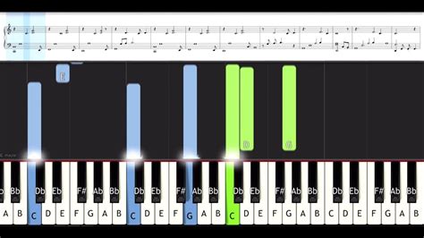 Right here waiting for you piano tutorial with sheet - YouTube