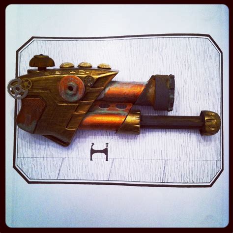 LaLaLaLea: Before and After: Steampunk Ray Gun