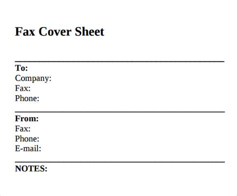 FREE 11+ Sample Standard Fax Cover Sheet Templates in MS Word | PDF