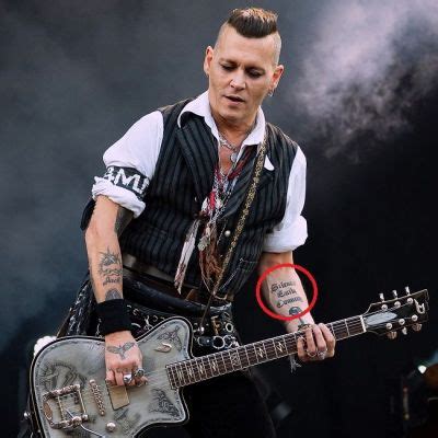 Johnny Depps 10 Tattoos & Their Meanings - JadeVlog