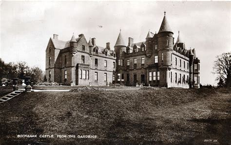 Buchanan castle in Scotland. The ruins of the mansion of the Dukes of Montrose. Description from ...