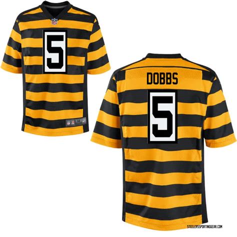 Nike Joshua Dobbs Pittsburgh Steelers Youth Game Alternate Jersey