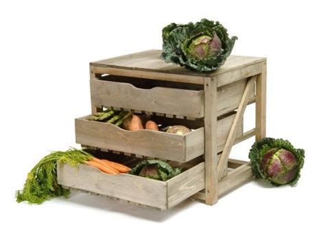 veg storage draws | Vegetable storage, Vegetable boxes, Kitchen storage units