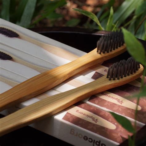 Bamboo toothbrush 2 | Spiceorg India