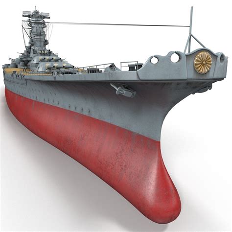 Japanese Battleship Yamato 3d Model Ship On Hum3d - vrogue.co