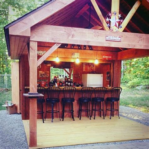 50 Pub Shed Bar Ideas For Men - Cool Backyard Retreat Designs