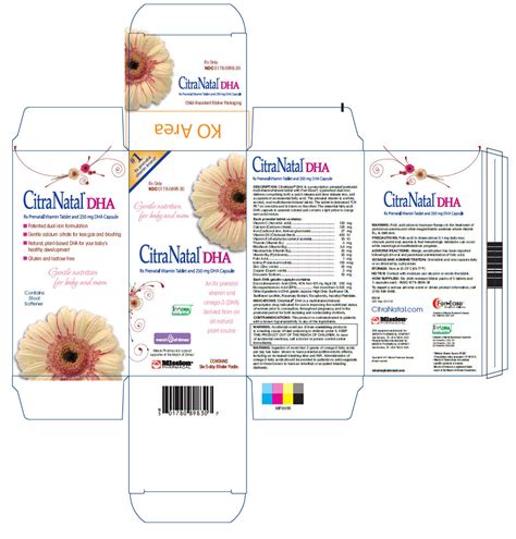 Citranatal Dha Information, Side Effects, Warnings and Recalls