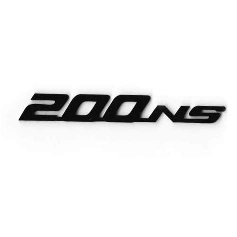 The Logo Man Acrylic Pulsar 200NS 3D Car Bike Sticker, 4.52 x 0.59 x 0. ...