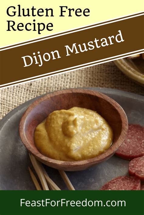 Dijon Mustard - Sauces - Recipes - Feast for Freedom