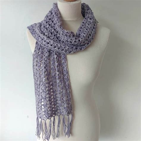 Shell Stitch Crochet Scarf (Free Pattern) - Annie Design Crochet