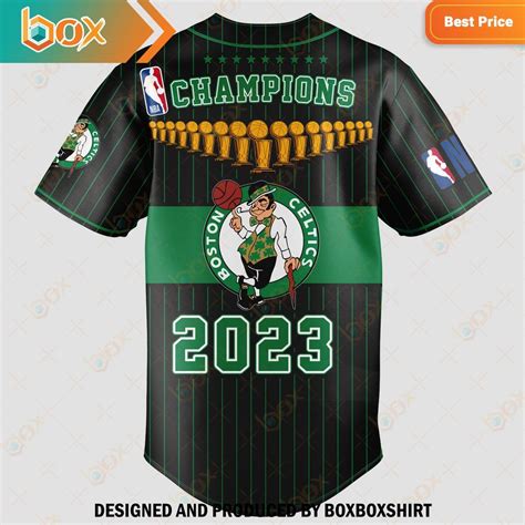 Boston Celtics 2023 Champions Baseball Jersey - Express your unique ...