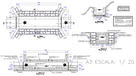 Culvert bridge type autocad file - Cadbull