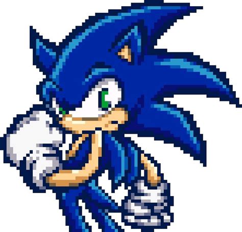 Sonic the Hedgehog (Battle) - Pixel Art 2 by AndreiRei in 2023 | Pixel art, Sonic, Sonic the ...