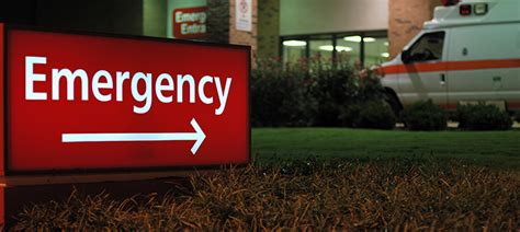 Emergency Room Entrance Sign With Ambulance - Public Policy Institute ...