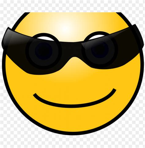 Smiley Face With Glasses Meme - Gif Cool Face Emoji PNG Transparent ...