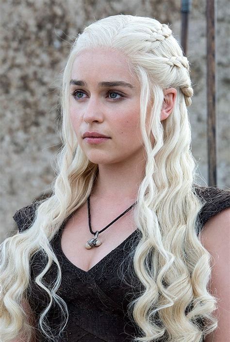 GOT Daenerys | Daenerys hair, Targaryen hair, Platinum hair