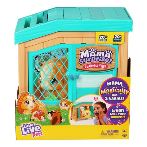 Little Live Pets - Mama Surprise | Soft, Interactive Mama Guinea Pig ...