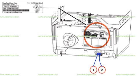 Smart garage door opener for OVERHEAD DOOR Legacy 850