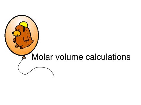 PPT - Molar volume calculations PowerPoint Presentation, free download - ID:4563721