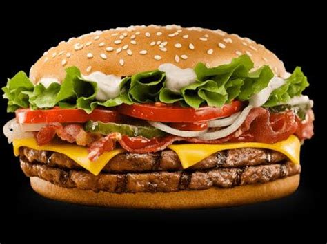 Burger King Double Whopper With Cheese And Bacon - Burger Poster