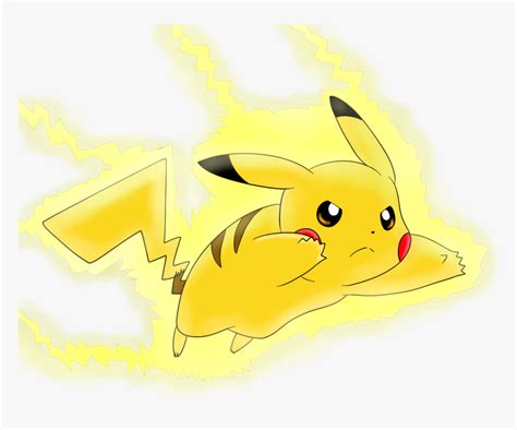 Thunderbolt Drawing Pikachu, HD Png Download , Transparent Png Image - PNGitem