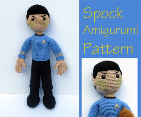 Crochet Pattern: Spock Star Trek Amigurumi Pattern PDF Instant Download ...