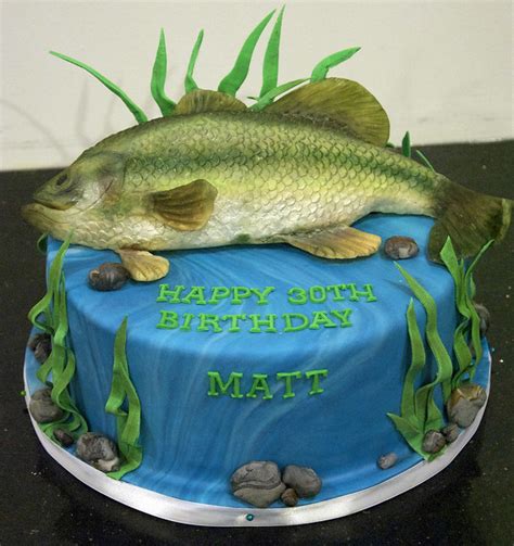 BC4118 - bass fish birthday cake toronto - a photo on Flickriver