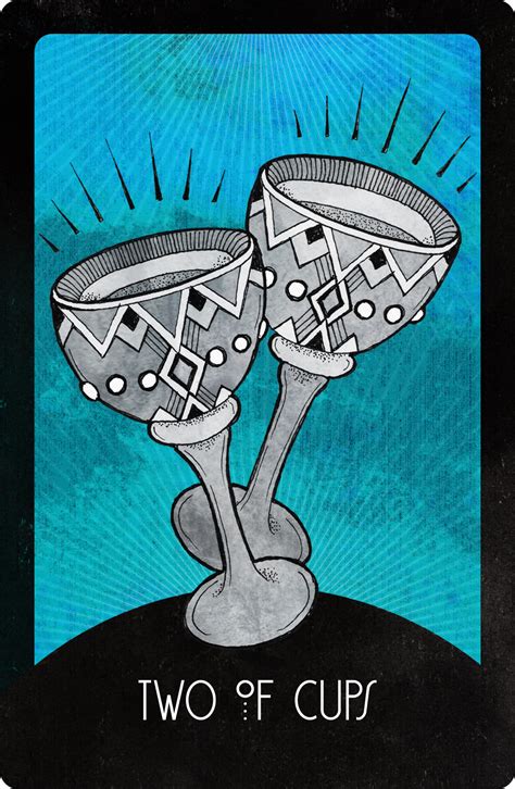 Inspirational Tarot Two of Cups - Inspirational Tarot