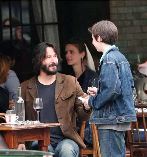 Keanu Reeves and his son Geraldo, named after the popular video game ...