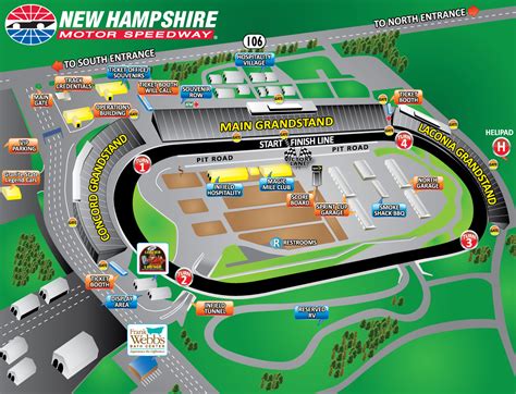 New Hampshire Motor Speedway, Loudon NH - Seating Chart View