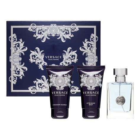 Versace Pour Homme Cologne Gift Set for Men, 3 Pieces - Walmart.com