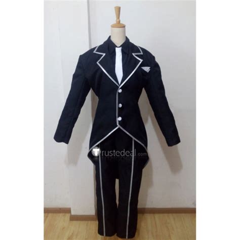 Overlord Sebas Tian Black Cosplay Costume