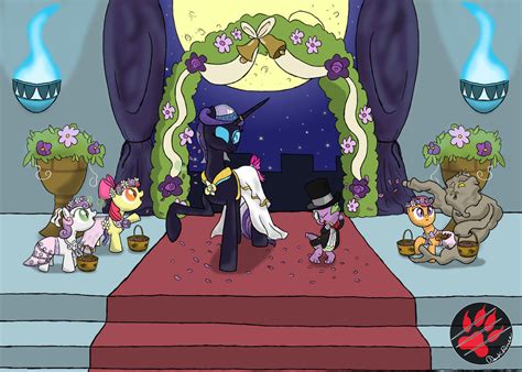 [request] Spike and Nightmare Rarity's wedding by DarkPrinceismyname on DeviantArt