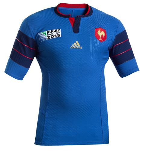 France Rugby Adidas Rugby World Cup 2015 Home Shirt – Rugby Shirt Watch