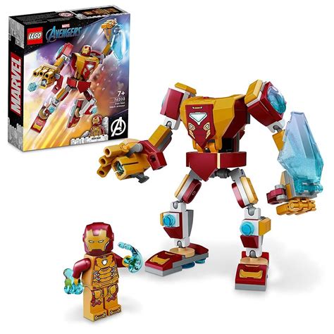 Lego 76203 Iron Man Mech Armor (130 Pcs) - Maya Toys