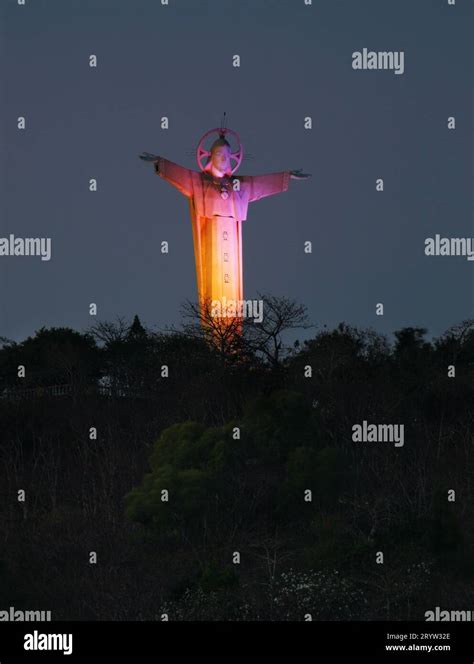 Statue of Jesus Christ Vung Tau. Vietnam Stock Photo - Alamy